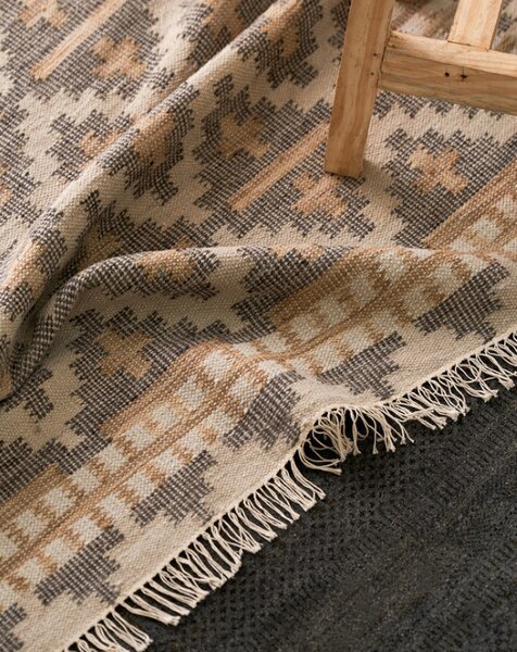 Diamond Carpets India, Ručně vázaný kusový koberec Marsel DE 2256 Multi Colour, 80x150, hnědá, chodba / předsíň