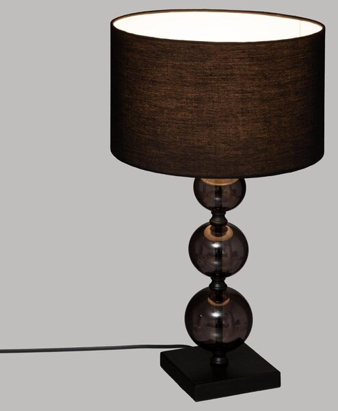 Stolní lampa ALMA, výška 52 cm, černá