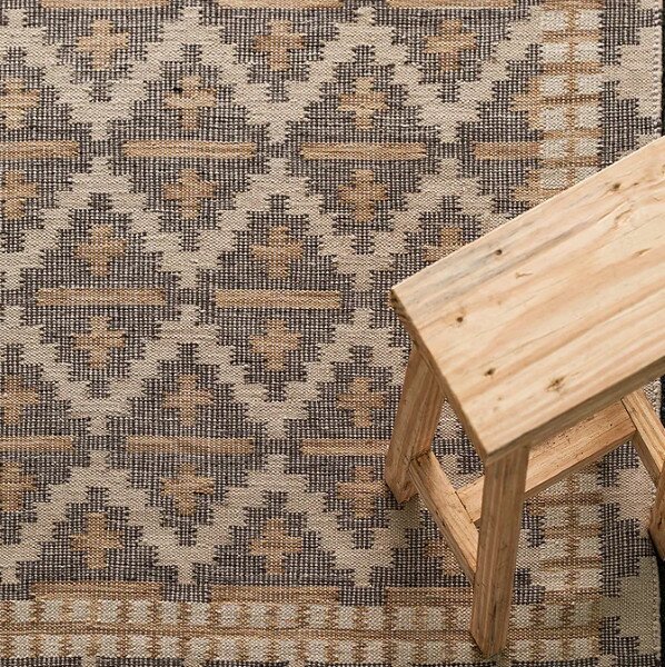 Diamond Carpets India, Ručně vázaný kusový koberec Marsel DE 2256 Multi Colour, 80x150, hnědá, chodba / předsíň
