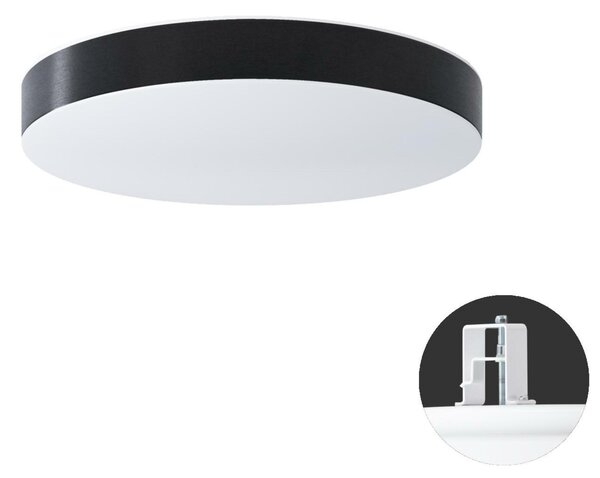 OSMONT DEL52617 DELIA CV2 stropní/nástěnné plastové polovestavné svítidlo bílá / bílo - černá IP44 2x25W E27