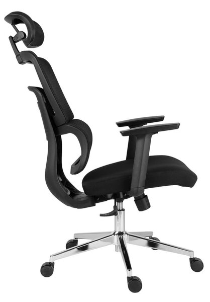 Kancelářská ergonomická židle Neoseat GARY — černá, nosnost 150 kg
