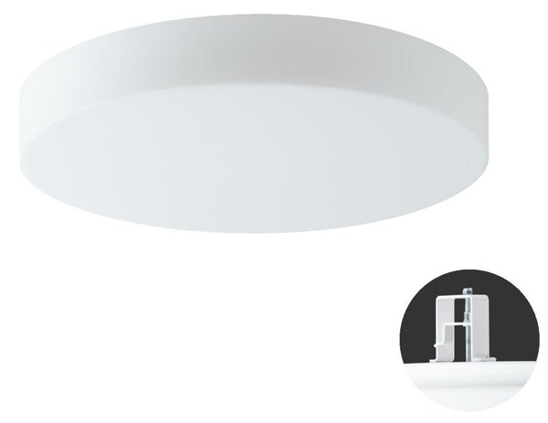 OSMONT ELS55353 ELSA V5 stropní/nástěnné skleněné polovestavné svítidlo bílá IP44 3x25W E27