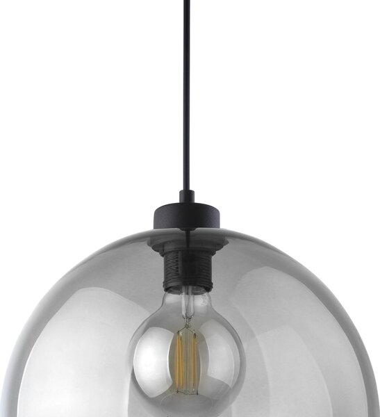 TK Lighting Cubus závěsné svítidlo 1x15 W kouřová-grafitová 4292
