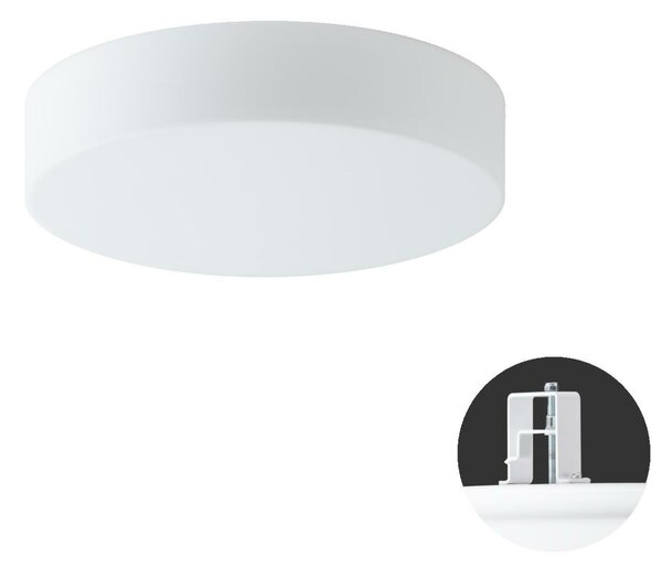 OSMONT ELS59380 ELSA V2 stropní/nástěnné skleněné polovestavné svítidlo bílá IP44 3000 K 9W LED
