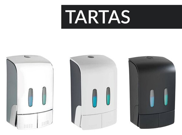 Dávkovač mýdla TARTAS, dvoukomorový, 960 ml, WENKO