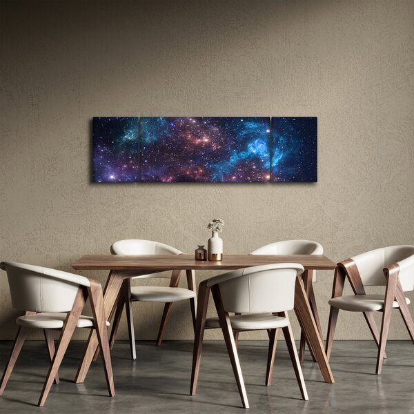 Obraz - Noční obloha (170x50 cm)