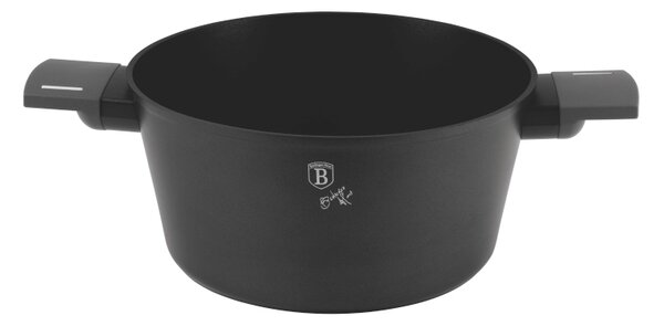 Kastrol s titanovým povrchem a poklicí 24 cm Antracit Collection