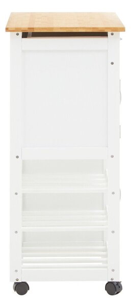Bambusový kuchyňský ostrůvek na kolečkách 37x67 cm Harlow – Premier Housewares