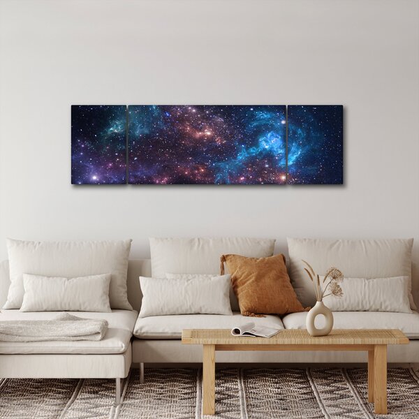 Obraz - Noční obloha (170x50 cm)