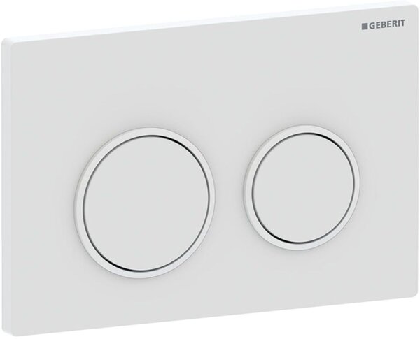 Geberit Omega20 splachovací tlačítko pro WC bílá 115.085.01.1