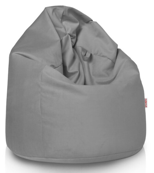 Plyšový sedací vak SAKO Ocelový