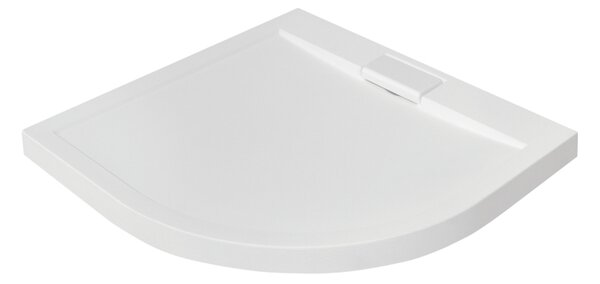 Besco Axim Ultraslim půlkruhová sprchová vanička 90x90 cm bílá #BAX-90-NR