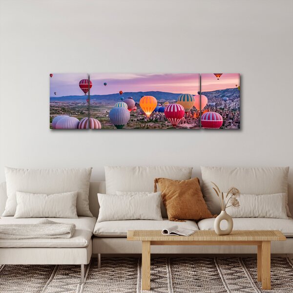 Obraz - Horkovzdušné balóny (170x50 cm)