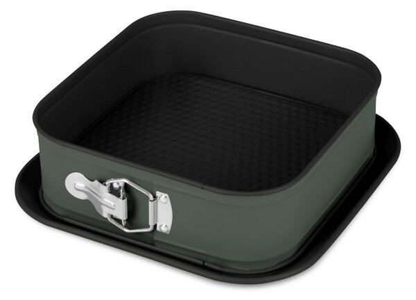 Forma na dort hranatá s titanovým povrchem 28 x 28 cm Matte Green Collection