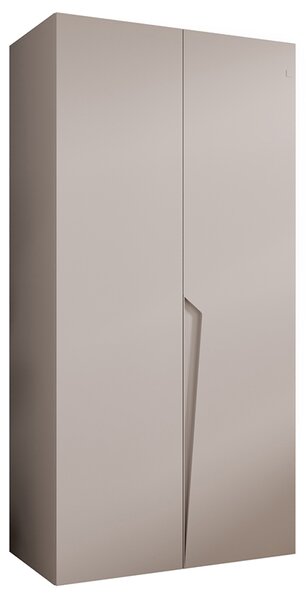 Šatní skříň PIANO 1, 100x52x202 cm | Kašmírová / kašmírové úchyty