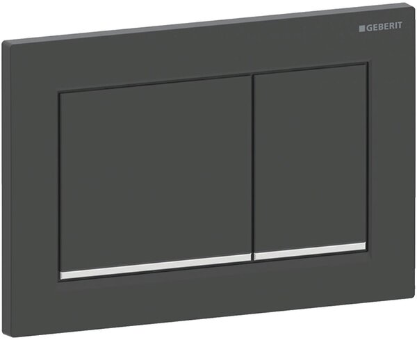 Geberit Omega20 splachovací tlačítko pro WC černá 115.080.14.1