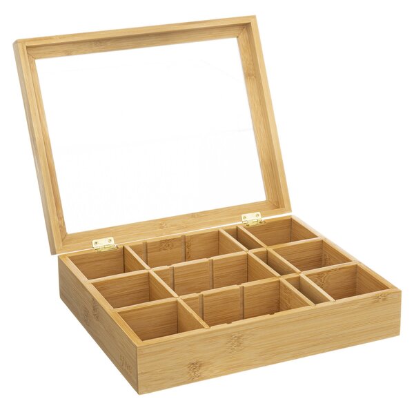 Krabička na čaj, 8 příhrádek
