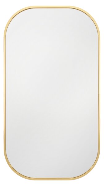 Dubiel Vitrum Luis Gold zrcadlo 50x90 cm oválný zlatá 5905241013169