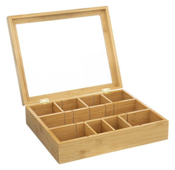 Krabička na čaj, 8 příhrádek