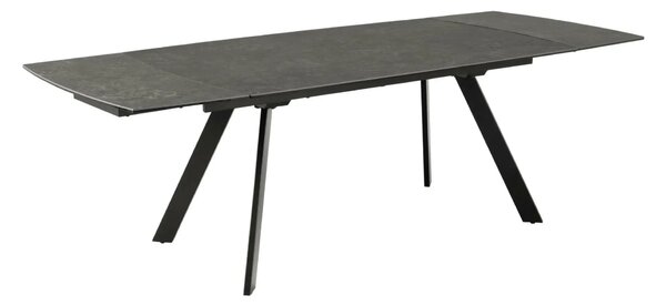 Actona Jídelní keramický rozkládací stůl Blackburn 160/240 cm černý