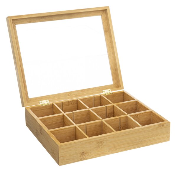 Krabička na čaj, 8 příhrádek