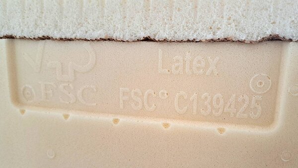 100% přírodní latexová matrace Latex NATUR SPRING HARD 80x200 cm