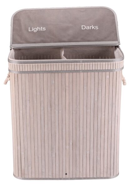 Kos na prádlo šedý DB2000 GREY