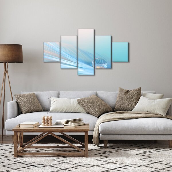 Obraz - Modrá kapka (125x70 cm)