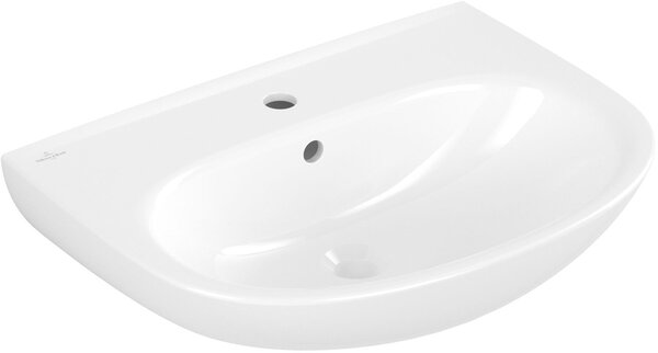 Villeroy & Boch O.Novo umyvadlo 60x46 cm polokulatý klasický bílá lesk 4A4060R1