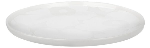 Marimekko Talíř Oiva Unikko 20cm, bílý