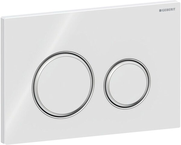 Geberit Sigma50 splachovací tlačítko pro WC lesklý chrom-bílá 115.884.SI.1