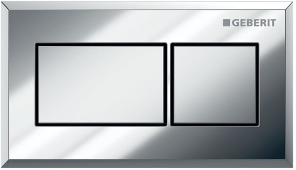 Geberit splachovací tlačítko pro WC lesklý chrom-matný chrom 116.051.KA.1
