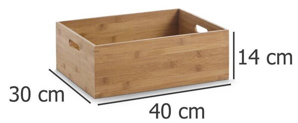 Úložný box pro skladování, organizér, hnědý, ZELLER