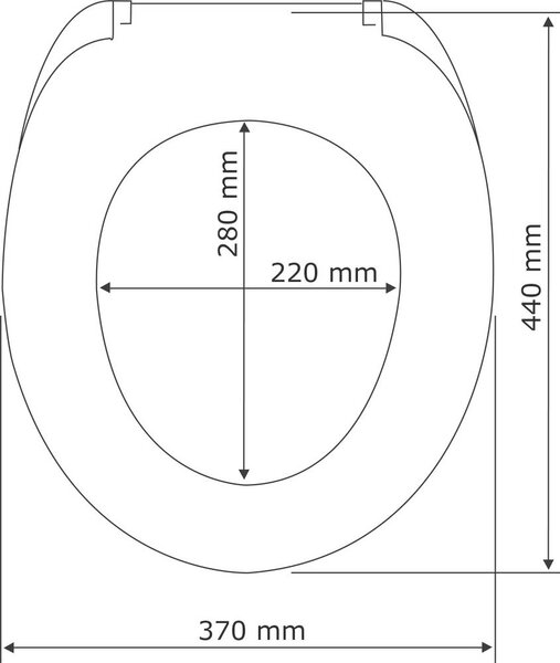 WC prkénko SPEEDY, 3D - MDF, WENKO