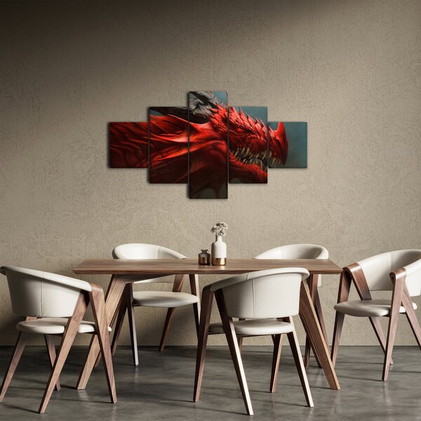 Obraz - Drak (125x70 cm)
