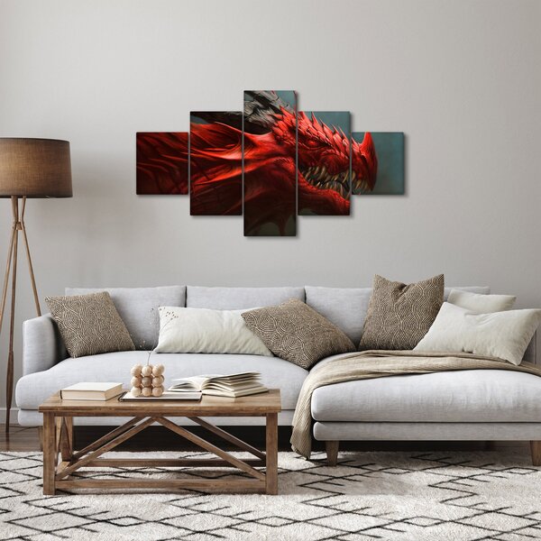 Obraz - Drak (125x70 cm)