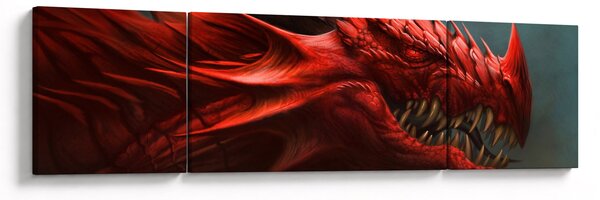 Obraz - Drak (170x50 cm)