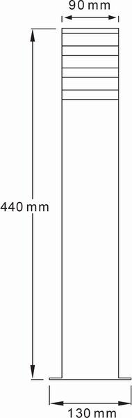 Goldlux Teksas venkovní stojací lampa 1x12 W grafitová 316172