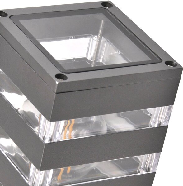 Goldlux Teksas venkovní stojací lampa 1x12 W grafitová 316172