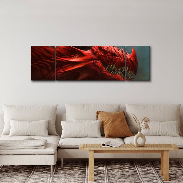 Obraz - Drak (170x50 cm)