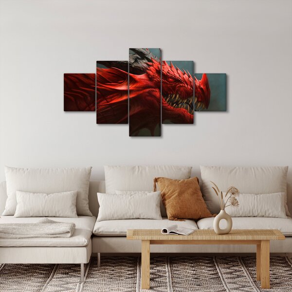 Obraz - Drak (125x70 cm)