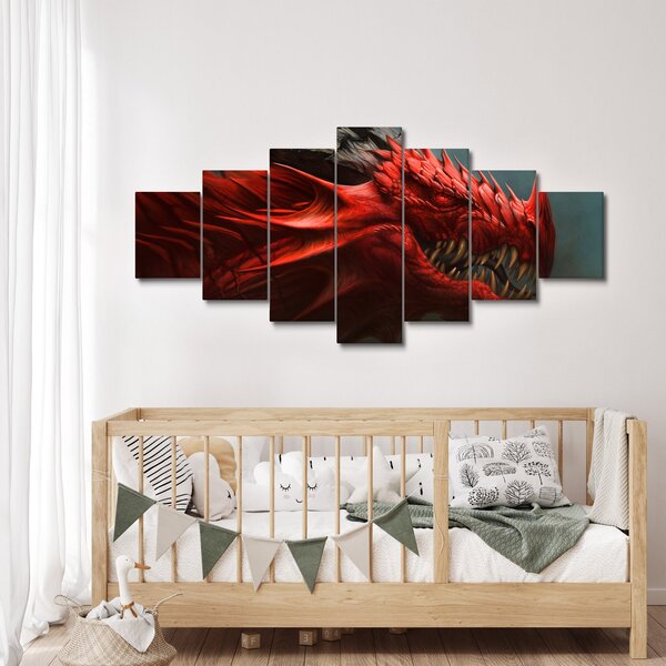 Obraz - Drak (210x100 cm)