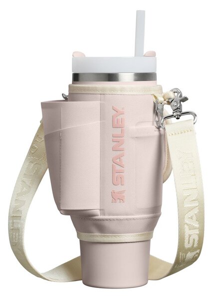 Nosička na termosku All-Day Quencher Carry-All Rose Quartz – Stanley