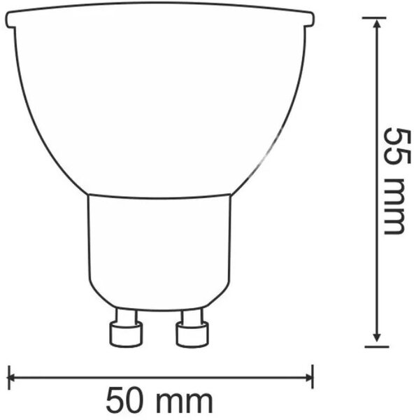 Goldlux Platinum led žárovka 1x5 W 6500 K GU10 318916