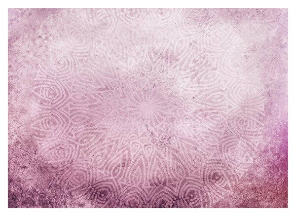 Obraz - Mandala v růžové zdi (70x50 cm)
