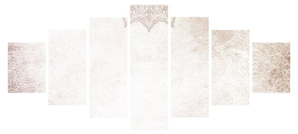 Obraz - Mandaly ve zdi (210x100 cm)