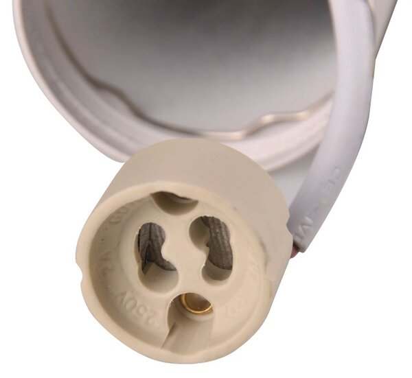 Goldlux Bamboo závěsné svítidlo 1x10 W bílá 324399