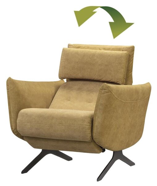 Relaxační křeslo CIRILO 1SF | 83 cm | manuální polohování zad a nohou | EXTRA KVALITA | VÝBĚR TKANIN