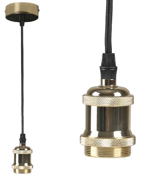Goldlux Nola závěsné svítidlo 1x20 W zlatá 308962
