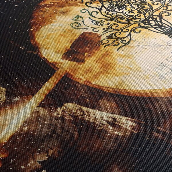 Obraz - Tajemný strom života (170x50 cm)